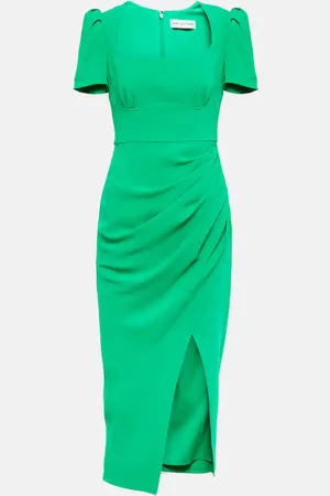 Self-Portrait CrÃªpe midi dress