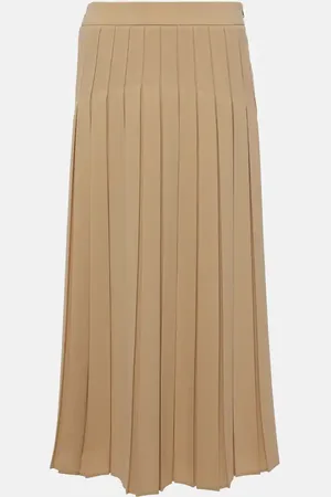 Max Mara Luisa pleated midi skirt