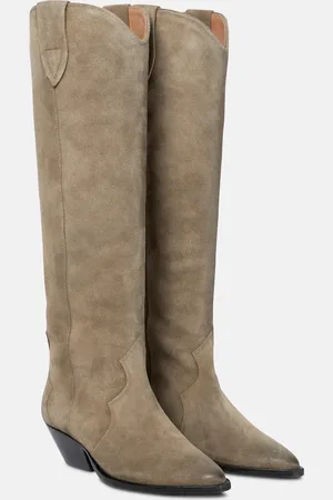 Isabel Marant Denvee suede knee-high boots