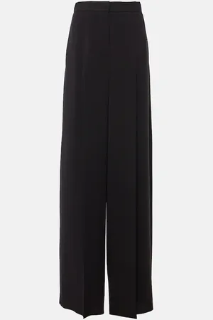 Max Mara Pleated cady wide-leg pants