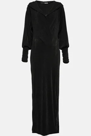 ROTATE Hooded maxi dress