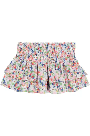 MONNALISA Floral muslin skirt