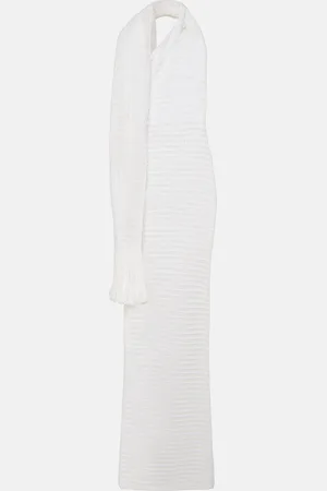 Alaïa Scarf-detail maxi dress