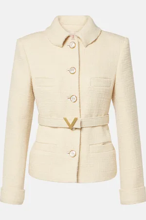 VALENTINO Wool-blend tweed jacket