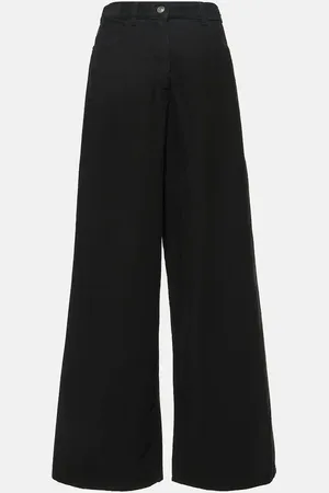 The Row Chan cotton corduroy wide-leg pants