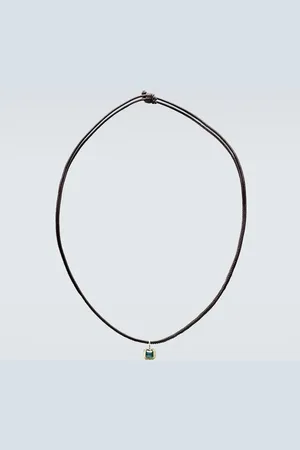 Octavia Elizabeth 18kt gold necklace with tourmaline