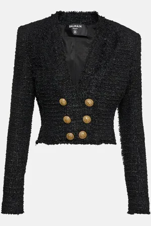 Balmain Embellished tweed jacket