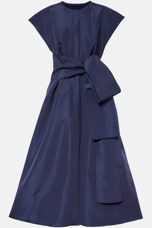 Carolina Herrera Bow-detail silk midi dress