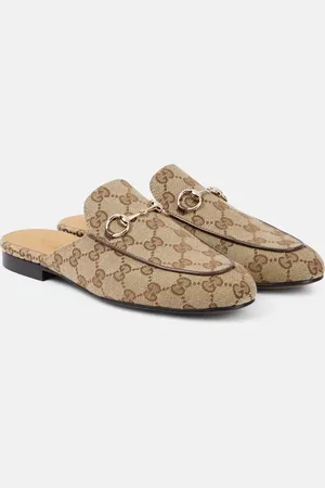 Gucci Princetown GG canvas mules