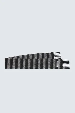 Acne Studios Striped alpaca-blend scarf