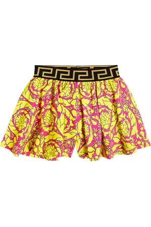 VERSACE Barocco cotton fleece skirt
