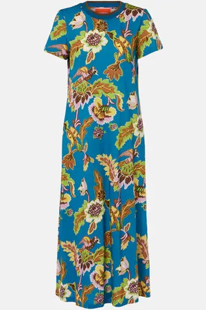 La DoubleJ Printed cotton maxi dress