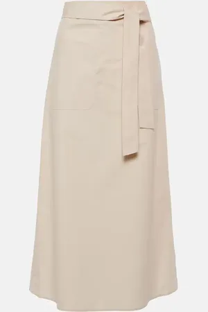 Totême Cotton midi skirt