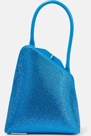 The Attico Sunset crystal-embellished shoulder bag