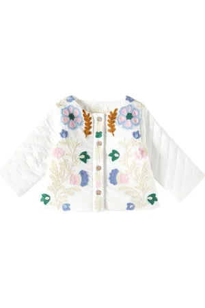 Louise Misha Baby Orisha embroidered cotton voile jacket