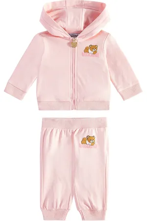 Moschino Baby printed cotton tracksuit