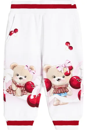 MONNALISA Baby printed cotton-blend jersey sweatpants