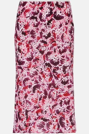DRIES VAN NOTEN Floral pencil skirt