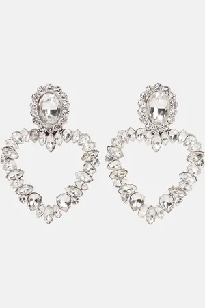 Self-Portrait Crystal-embellished earrings