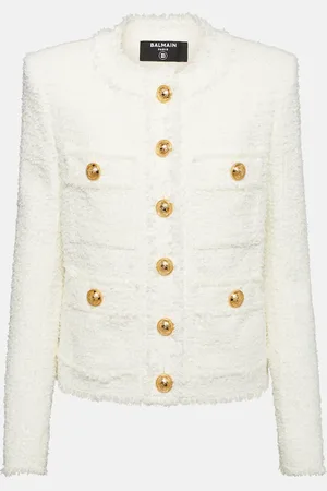 Balmain Embellished tweed jacket