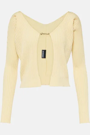 Jacquemus La Maille PralÃ¹ Longue ribbed-knit cardigan