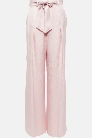 GABRIELA HEARST High-rise silk wide-leg pants
