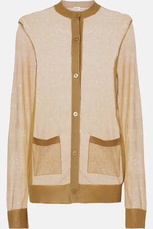 Saint Laurent Sheer silk cardigan