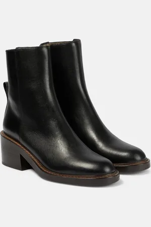 Brunello Cucinelli Embellished leather ankle boots