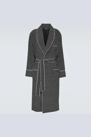 Dolce & Gabbana Printed silk robe