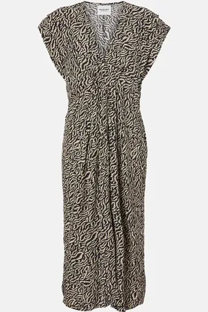 Marant Etoile Epolia printed midi dress