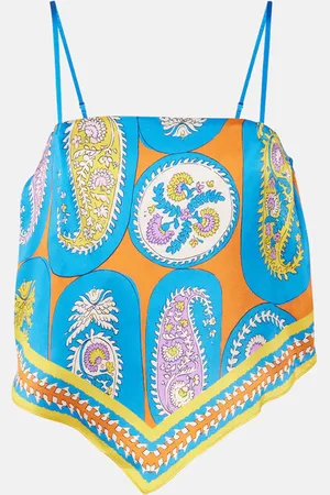 ALÉMAIS Flores printed top