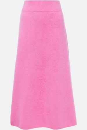 Lisa Yang Asta high-rise cashmere midi skirt