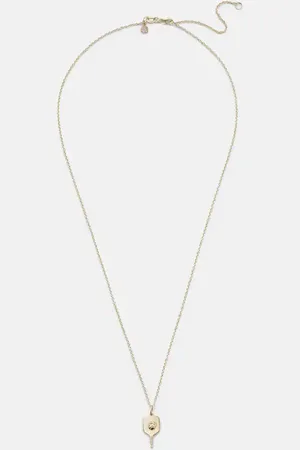 Sydney Evan Pickleball 14kt pendant necklace with diamonds