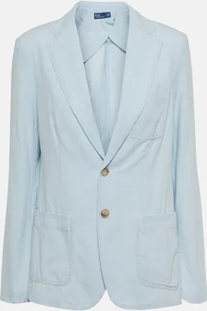 Ralph Lauren V-neck denim blazer