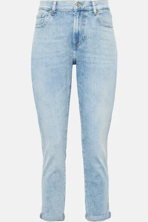 7 for all Mankind Josefina mid-rise slim jeans