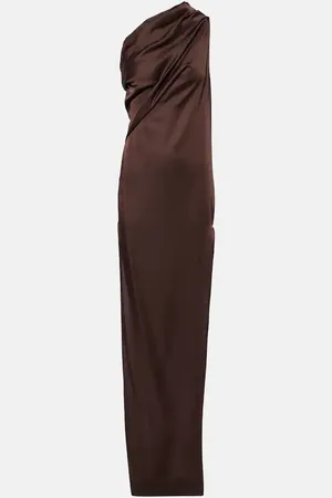 Rick Owens Athena draped one-shoulder gown
