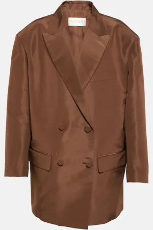 VALENTINO Double-breasted silk blazer