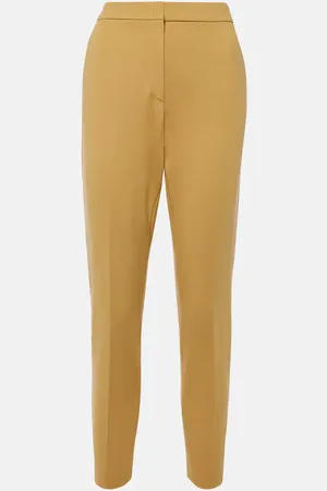Max Mara Pegno cropped jersey slim pants