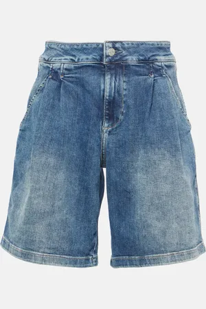 AG Jeans High-rise denim shorts