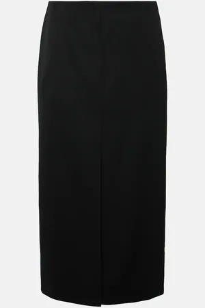 NILI LOTAN Mariha virgin wool midi skirt