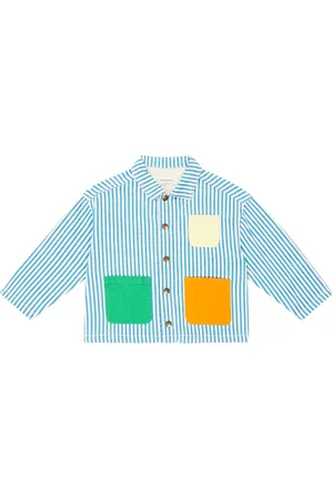Bobo Choses Striped cotton jacket