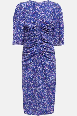 Isabel Marant Lurner silk-blend midi dress