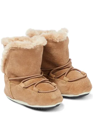 Moon Boot Crib suede snow boots