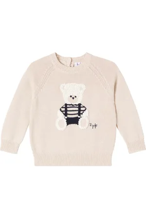 Il gufo Embroidered cotton sweater