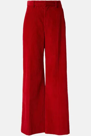 Brunello Cucinelli High-rise cotton corduroy wide-leg pants