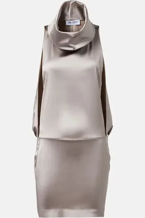 The Attico Satin minidress