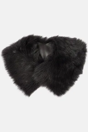 Totême Leather-lined shearling collar