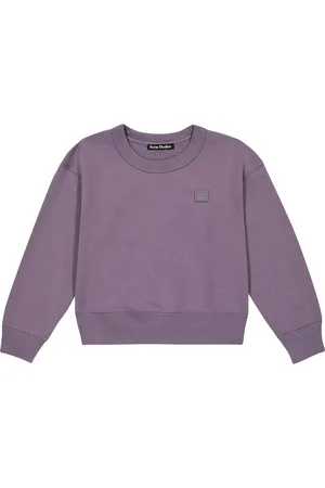 Acne Studios Mini Fairah Face cotton sweatshirt
