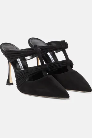 Manolo Blahnik Kerua suede mules