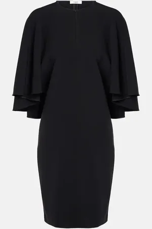 Chloé Caped crÃªpe minidress
